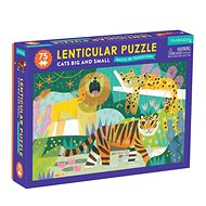 Magic Puzzle - Big and Small Cats (75 pcs) - Jigsaw Puzzle