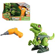 Dinosaur Friction Type, Battery Operated, 20cm Green - Building Set
