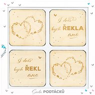 Set of wedding coasters - Gift