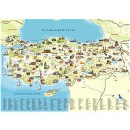 Puzzle - Turkey: Cultural Map, 260 Pieces - Jigsaw Puzzle