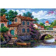 Puzzle Channel with Flowers 500 pieces - Jigsaw Puzzle