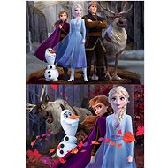 Puzzle Frozen 2, 2x100 Pieces - Jigsaw Puzzle