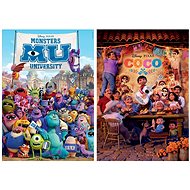 Puzzle Monsters, Inc. and Coco 2x100 Pieces - Jigsaw Puzzle
