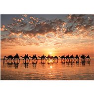 Golden Sunset Puzzle on Cable Beach 1000 pieces - Jigsaw Puzzle