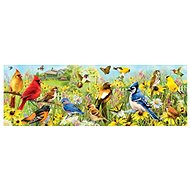 Panoramic Puzzle Garden Birds 1000 pieces - Jigsaw Puzzle