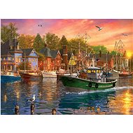 Puzzle Sunset in the Harbour 1000 pieces - Jigsaw Puzzle