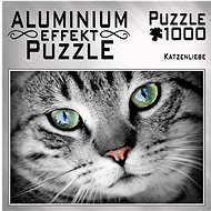 Metallic Puzzle Cat Love 1000 pieces - Jigsaw Puzzle
