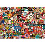 Puzzle Vintage: Board Games 1000 pieces - Jigsaw Puzzle