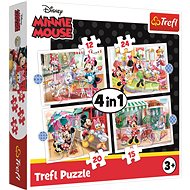 Puzzle - Minnie and Friends 4-in-1, (12, 15, 20, 24 Pieces) - Jigsaw Puzzle