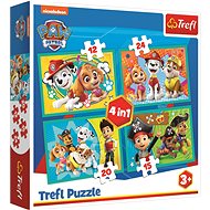 Puzzle Paw Patrol: 4-in-1 Happy Team (12, 15, 20, 24 Pieces) - Jigsaw Puzzle
