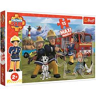 Puzzle - Fireman Sam: Team in Action MAXI, 15 Pieces - Jigsaw Puzzle