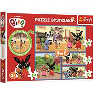 Puzzle with Finding Differences Bing Rabbit 4-in-1 (15, 15, 30, 50 pieces) - Jigsaw Puzzle