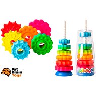 Fat Brain Tower with SpinAgain discs - Motor Skill Toy