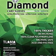 TLAMA games Diamond Green: standard (63,5 × 88 mm) - Card Case