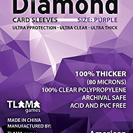 TLAMA games Diamond Purple: American Standard (56 × 87 mm) - Card Case