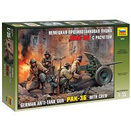 Model Kit Figures 3610 - PAK-36 with Crew - Plastic Model