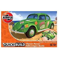 Quick Build car J6031 - VW Beetle Flower-Power - Plastic Model