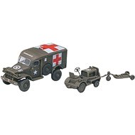 Model Kit military 13403 - US AMBULANCE & TRACTOR - Plastic Model