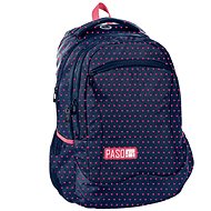 School Backpack Blue Dots - School Backpack