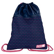 Blue dots premium back bag - Drawstring Bag