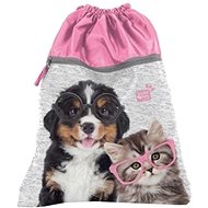Cat and dog back bag premium - Drawstring Bag
