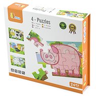 VIGA Fa puzzle - farm - Fa puzzle
