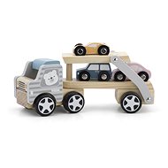Wooden Truck with Cars - Wooden Toy