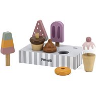 Wooden Ice Cream Set - Toy Kitchen Food