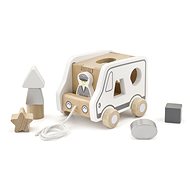 Wooden Jigsaw and Jigsaw Puzzle - Truck - Push and Pull Toy