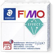 FIMO effect 8020 biela s trblietkami - Modelovacia hmota