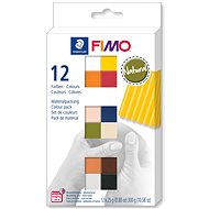 FIMO Soft Set of 12 Colours 25g NATURAL - Modelling Clay