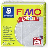 FIMO Kids 42g Silver with Glitter - Modelling Clay