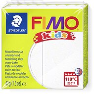 FIMO Kids 8030 42g White with Glitter - Modelling Clay
