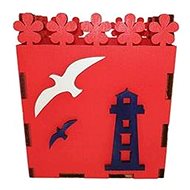Wooden pencil case red - Pencil Holder