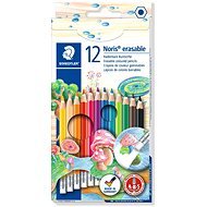 STAEDTLER "Noris Club" Coloured Pencils with Eraser, 12 colours, Hexagonal - Coloured Pencils
