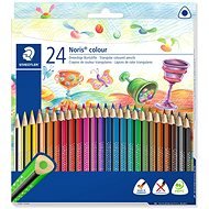 STAEDTLER „Noris Colour“ Farebné pastelky, 24 farieb, trojhranné - Pastelky
