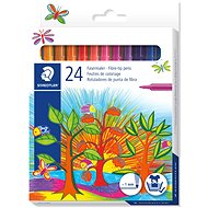 STAEDTLER Markers, Set, 24 Colours, 1mm - Felt Tip Pens