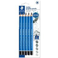 STAEDTLER Graphite Pencils "Design Journey Lumograph", 5 Hardnesses, Jumbo, Hexagonal - Pencil