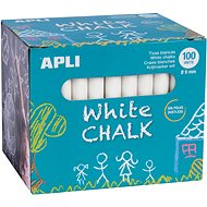 APLI Chalks for whiteboard, white, 100 pcs - Chalk