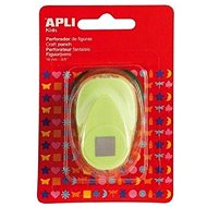 APLI Decorative Punch "Creative", Quarter, Light Green - Paper Punch