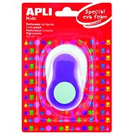 APLI Decorative Punch "Creative" Round Hole, Purple - Paper Punch