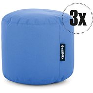 SakyPaky 3x Stool Azure - Ottoman
