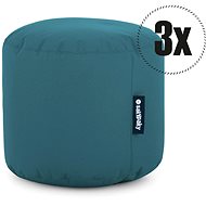 SakyPaky 3x Stool Petrol - Ottoman
