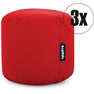 SakyPaky 3x Stool Red - Ottoman