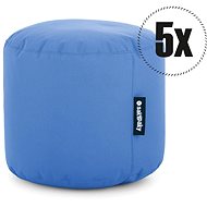 SakyPaky 5x Stool Azure - Ottoman