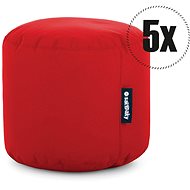 SakyPaky 5x Stool Red - Ottoman