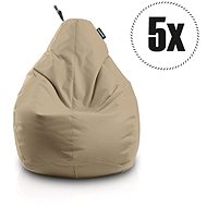 SakyPaky Bean Bags - 5x Pear Beige - Bean Bag