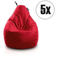 SakyPaky Bean Bags - 5x Pear Red - Bean Bag