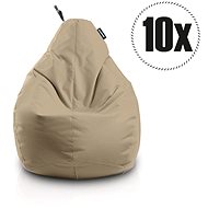 SakyPaks Seat Bags - 10x Pear Beige - Bean Bag