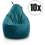 SakyPaks Seat Bags - 10x Pear Petrol - Bean Bag